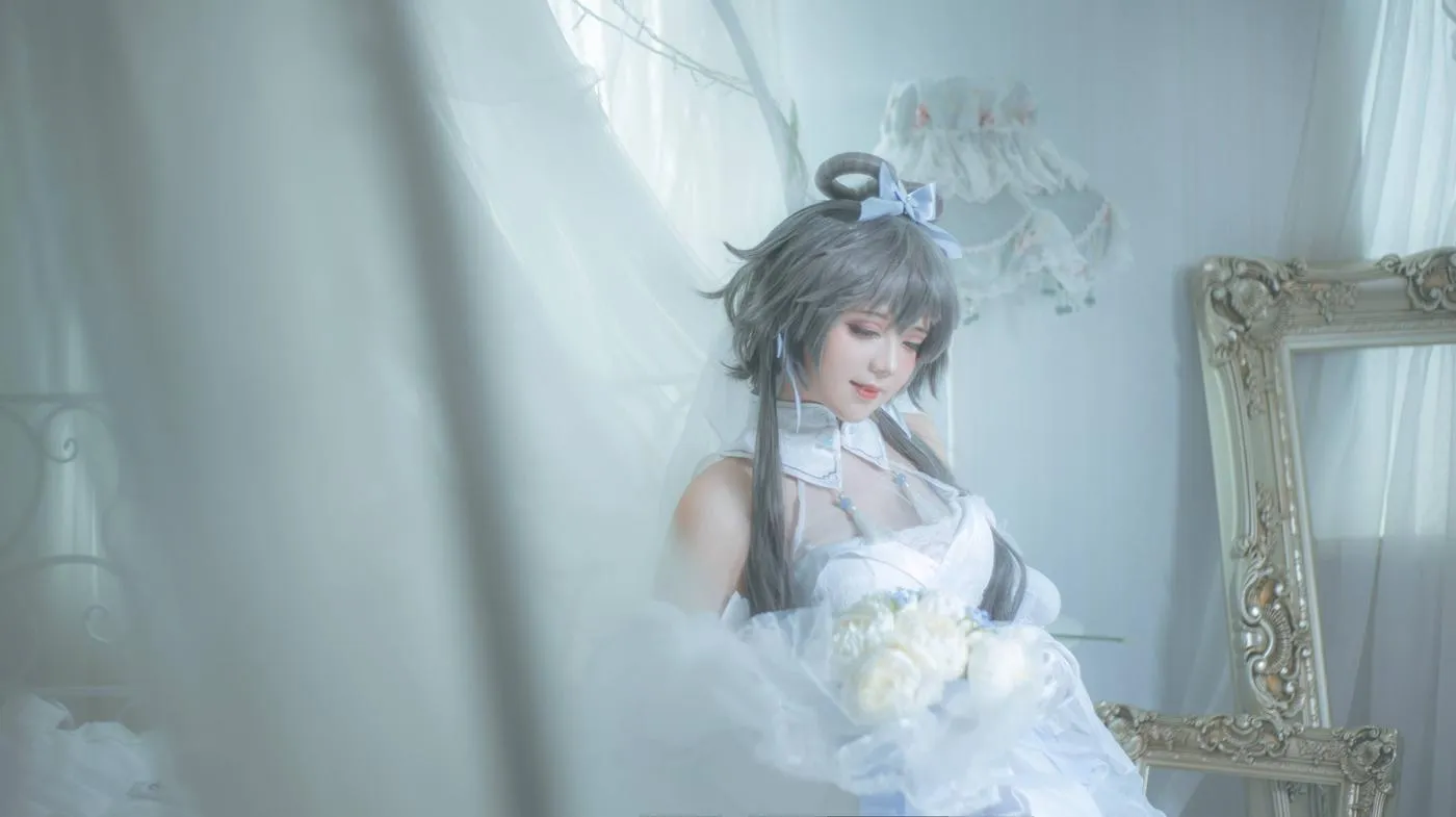 渊秧 – NO.09 Vocaloid洛天依婚纱cos [10P]插图8